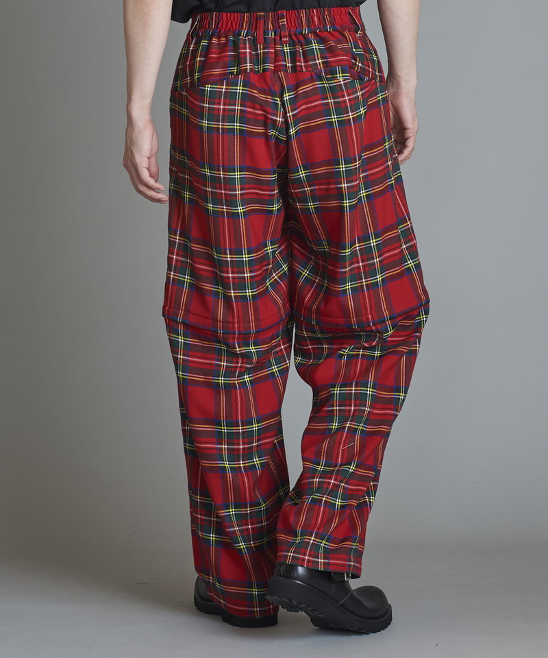 Separate ZIP Wide Trousers