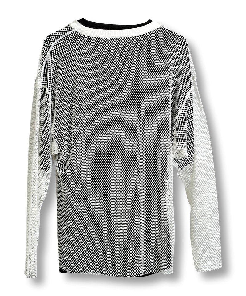 Layered Mesh Long Sleeve T-Shirt