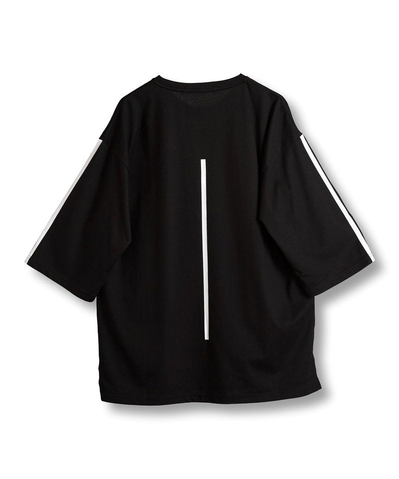 Line Print 3/4 Sleeve BIG-T