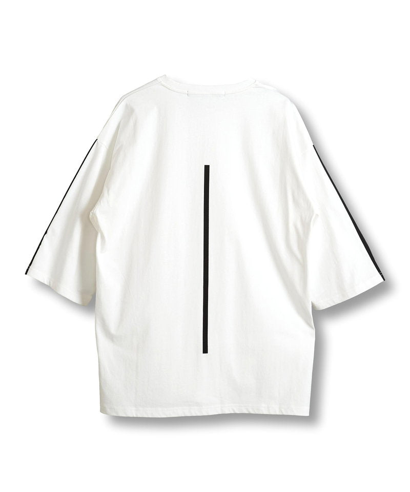 Line Print 3/4 Sleeve BIG-T