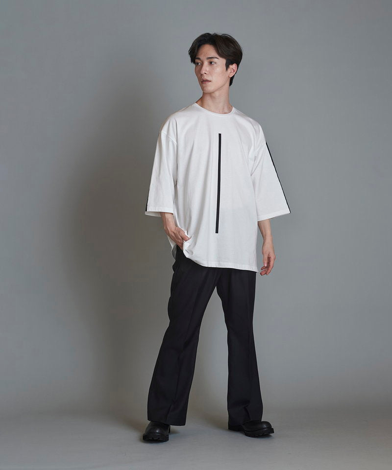 Line Print 3/4 Sleeve BIG-T