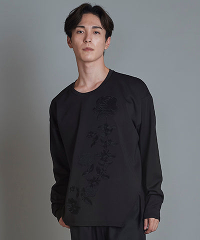 Embroidered BIG long sleeve T-shirt