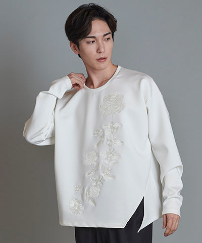 Embroidered BIG long sleeve T-shirt