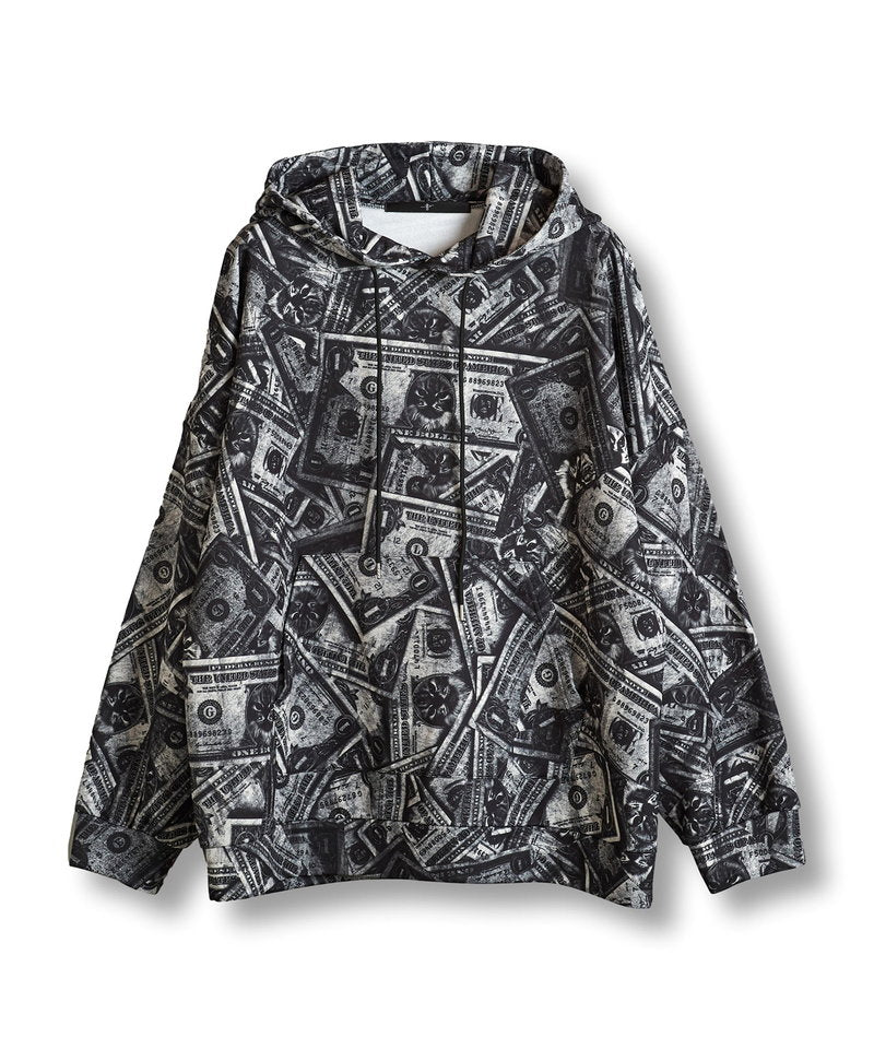 Pattern Print Big Parka