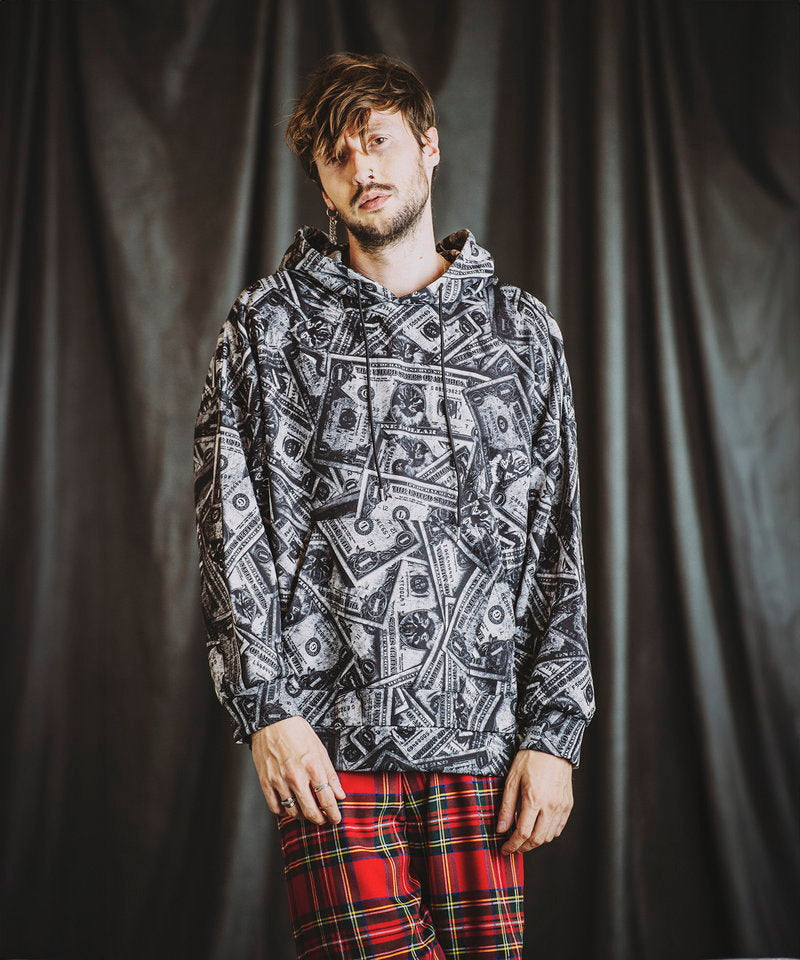 Pattern Print Big Parka