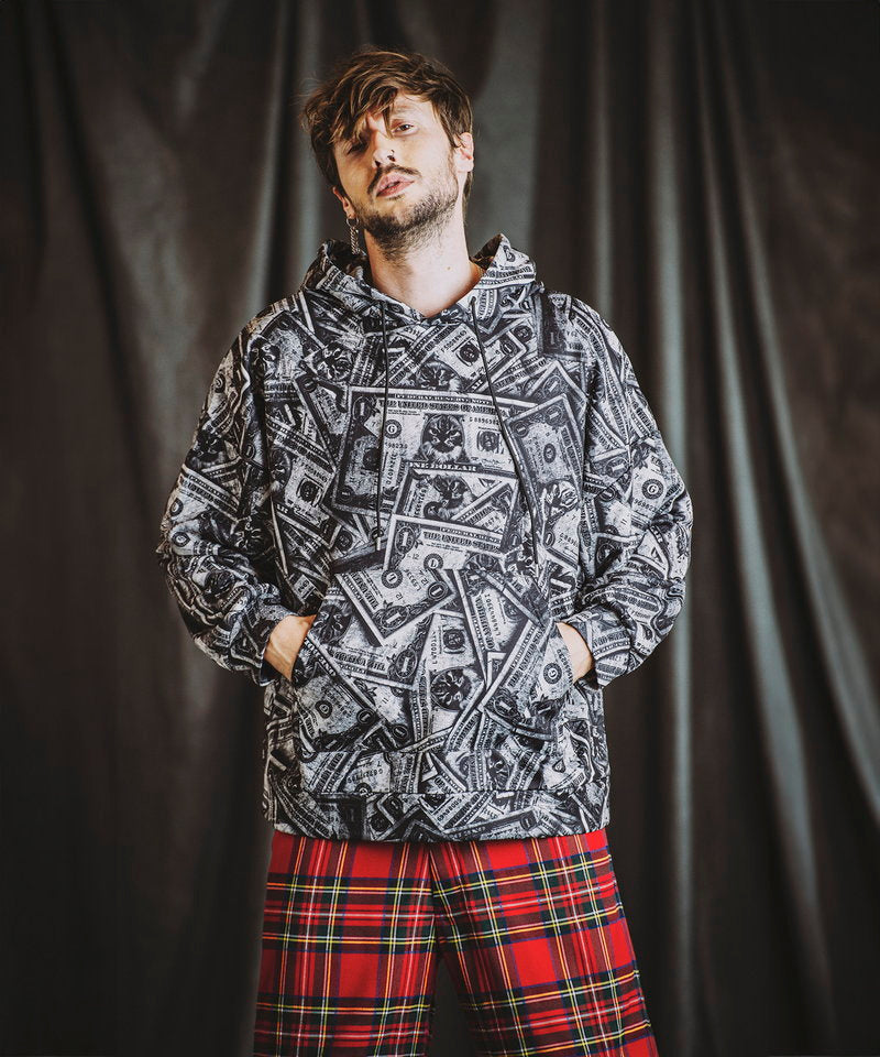 Pattern Print Big Parka