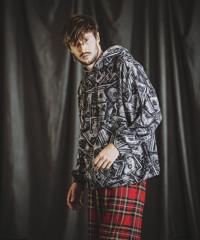 Pattern Print Big Parka