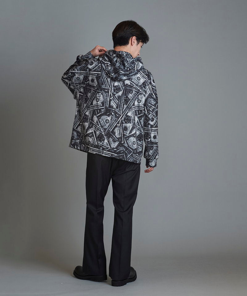 Pattern Print Big Parka