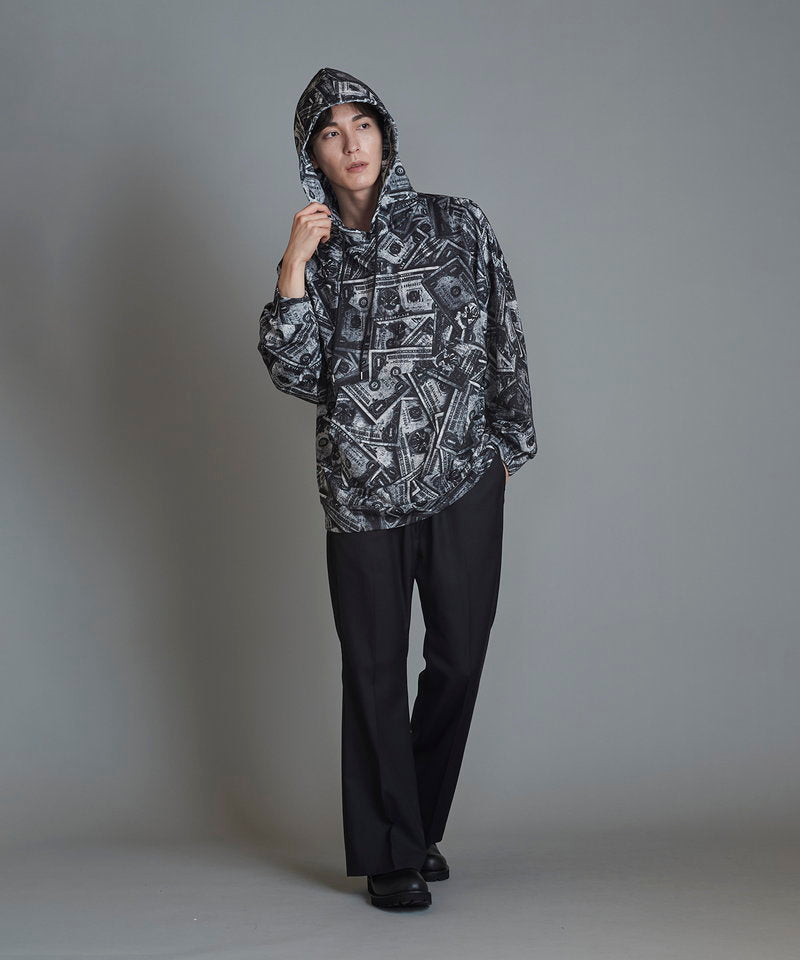 Pattern Print Big Parka