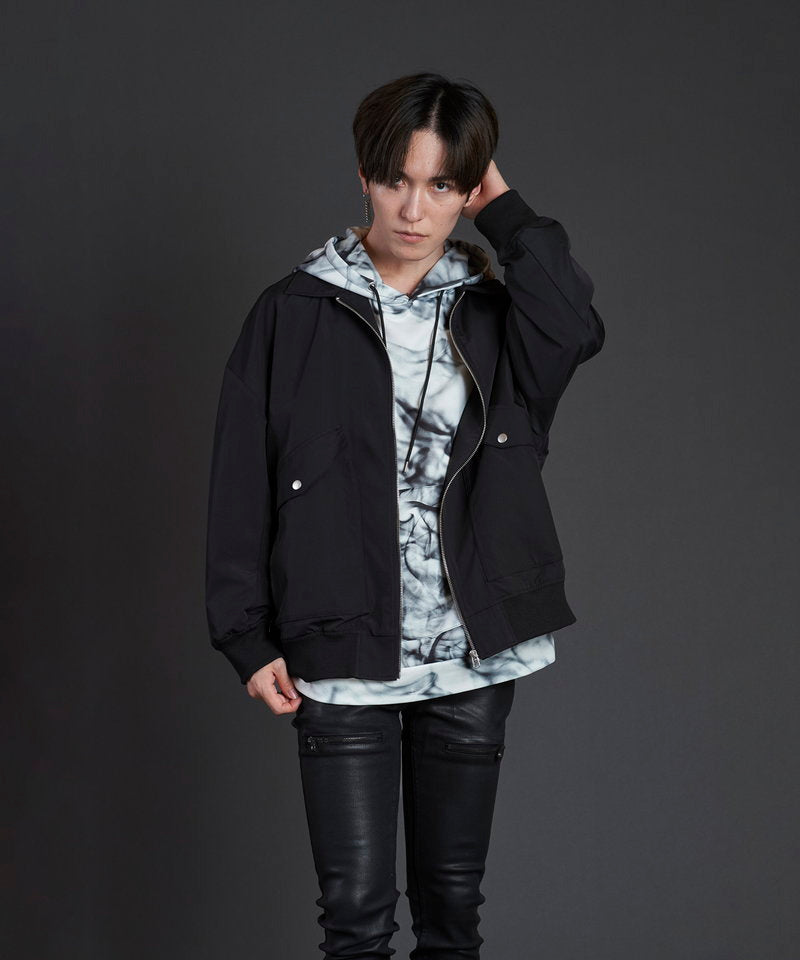 Pattern Print Big Parka