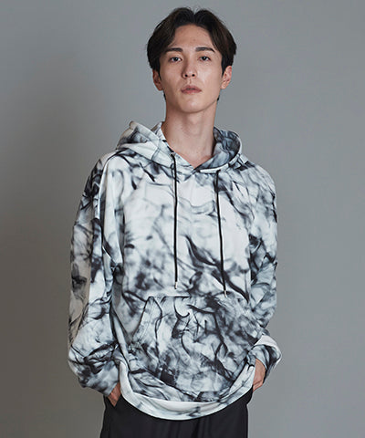 Pattern Print Big Parka