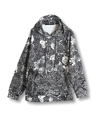 Pattern Print Big Parka