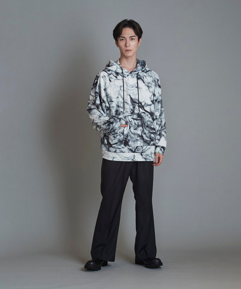 Pattern Print Big Parka