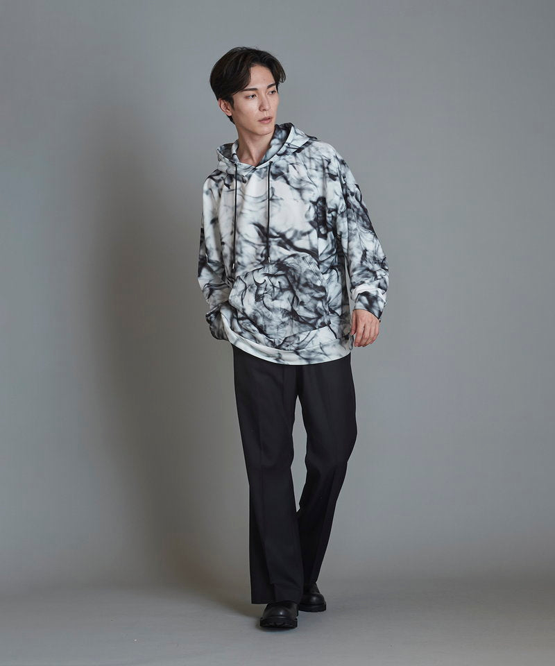 Pattern Print Big Parka