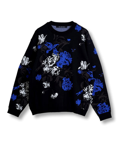 Shadow Flower JQ Knit C/N-PO