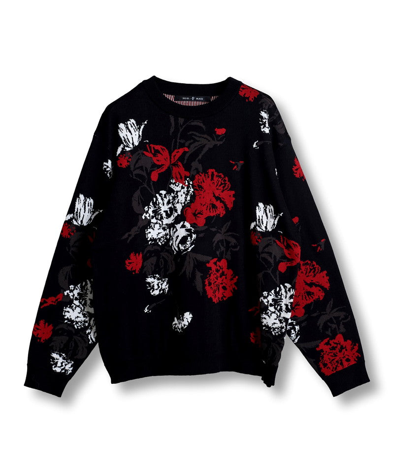 Shadow Flower JQ Knit C/N-PO