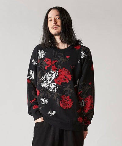 Shadow Flower JQ Knit C/N-PO