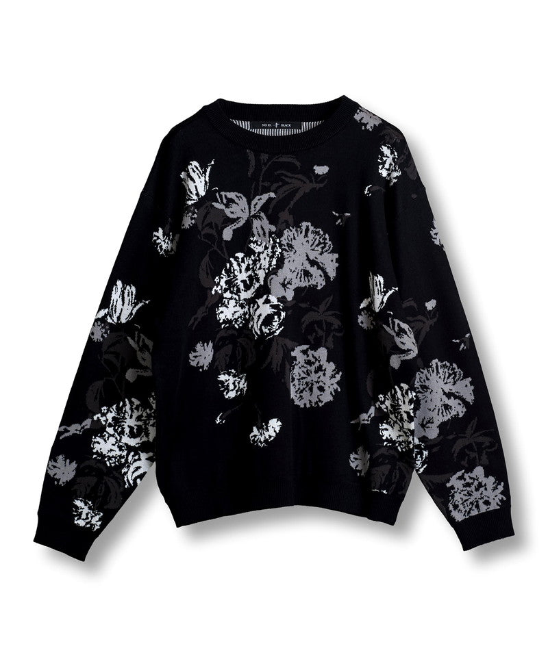 Shadow Flower JQ Knit C/N-PO