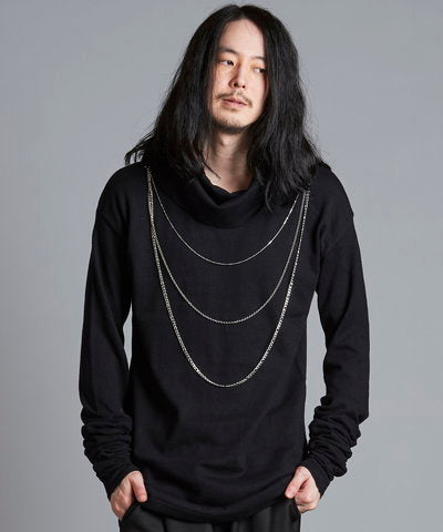 Chain off turtle knit PO