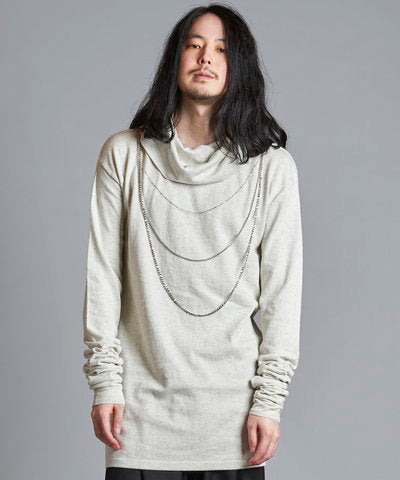 Chain off turtle knit PO