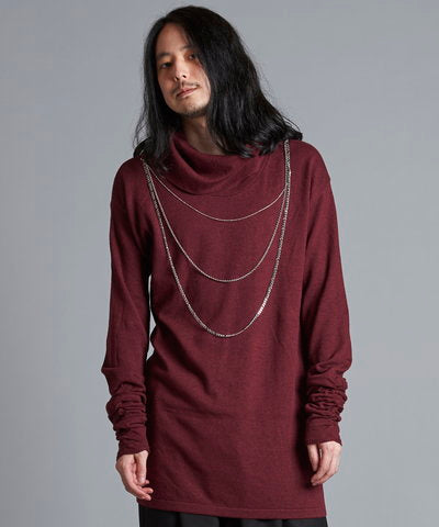 Chain off turtle knit PO