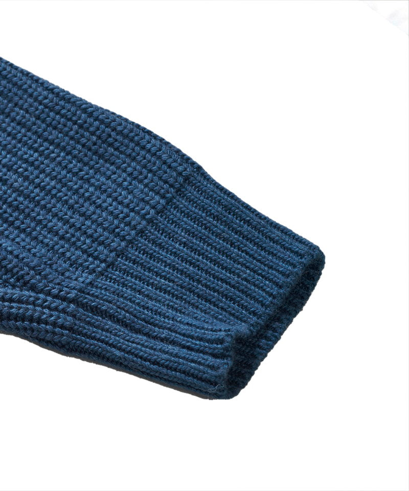 アシンメトリーZIPニットタートルネックCD