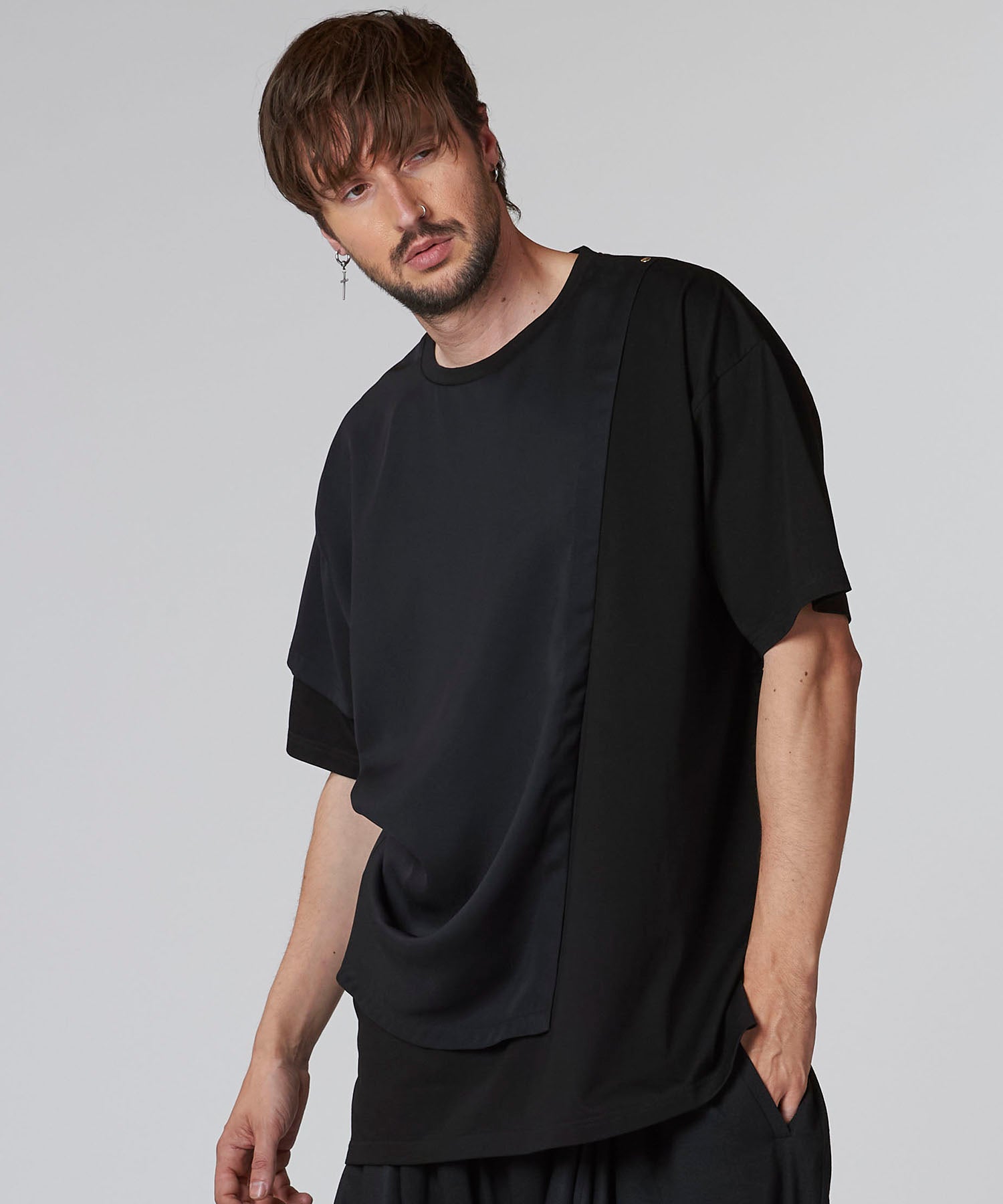☆NO ID. BLACK/ノーアイディーブラック シャドウフラワーニット