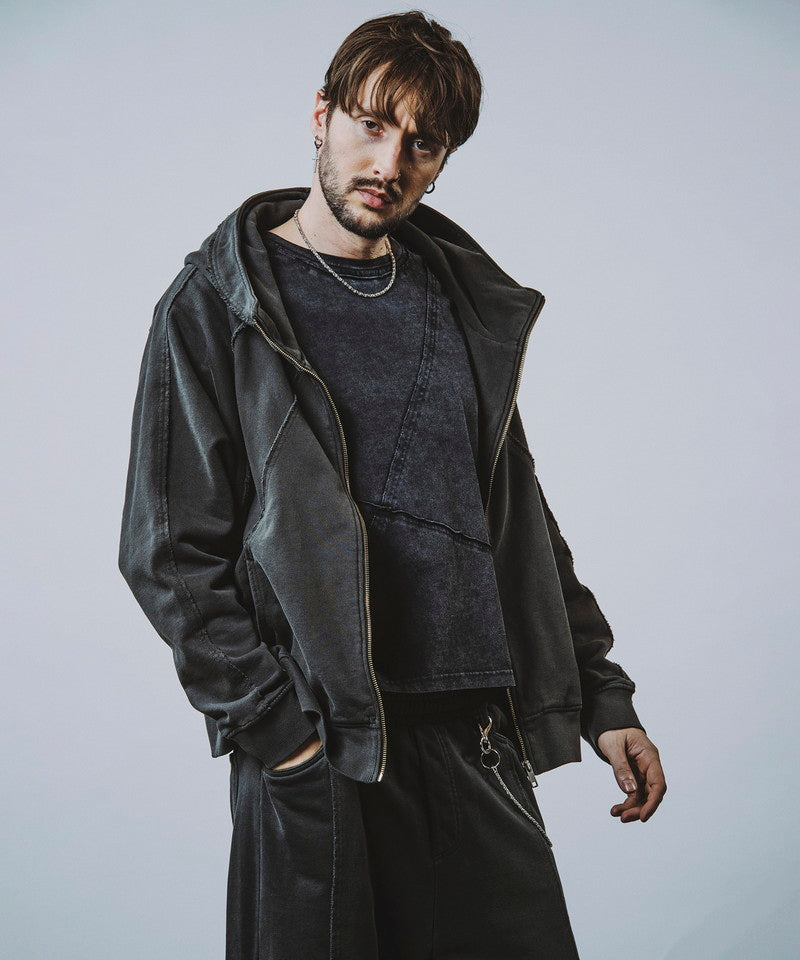 Multi-seam hooded parka