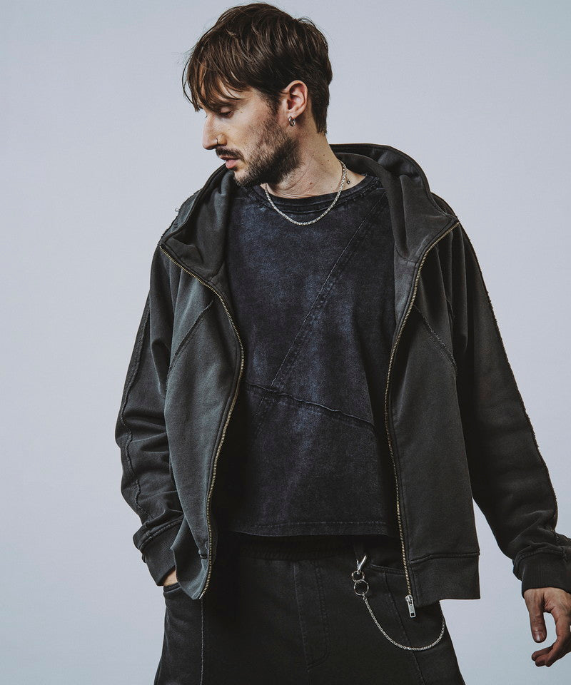 Multi-seam hooded parka