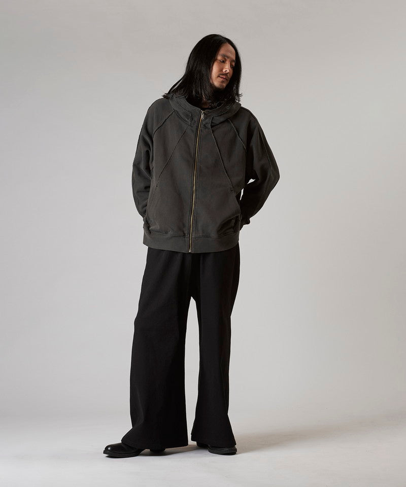 Multi-seam hooded parka