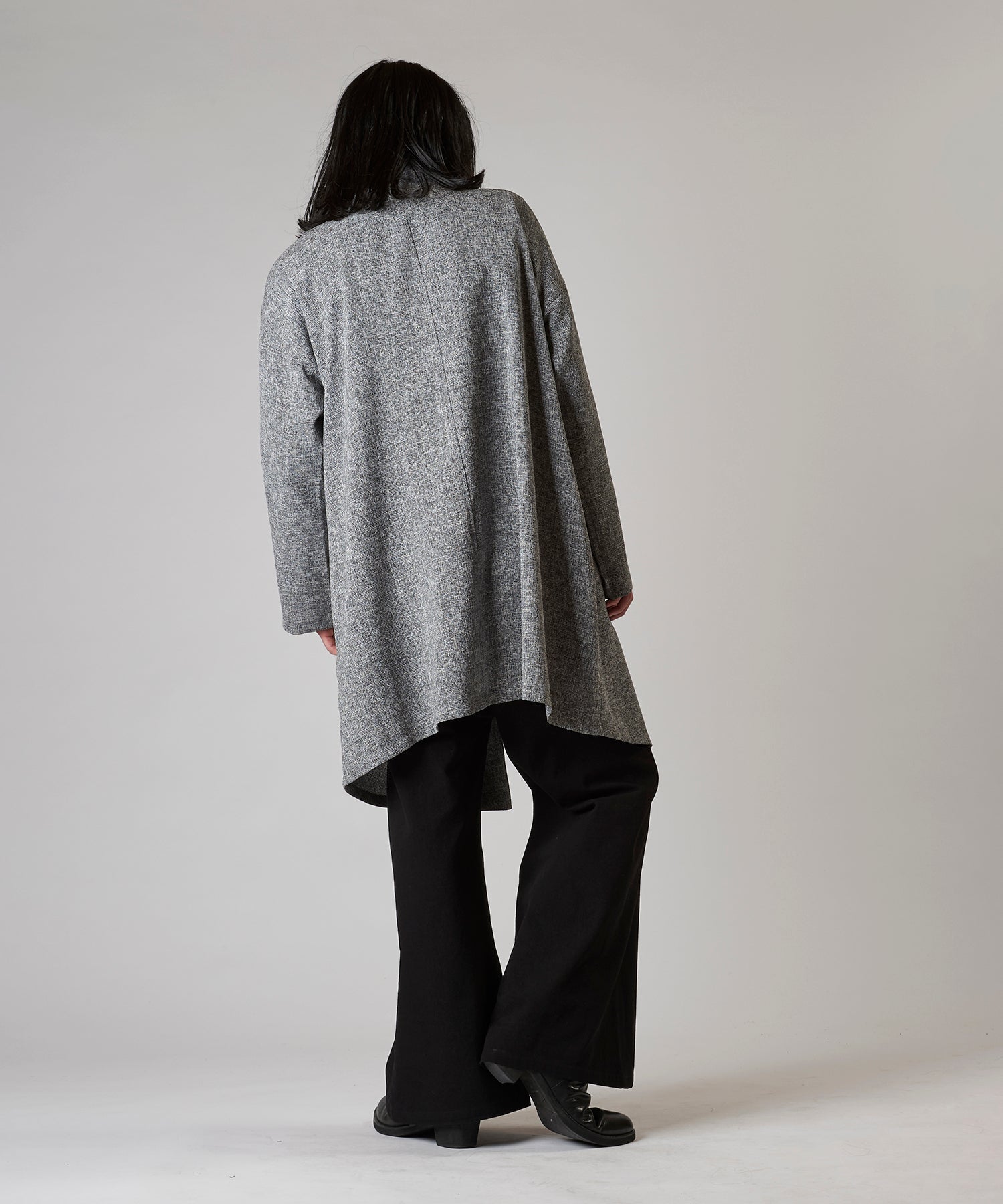 Off-turtleneck high collar coat