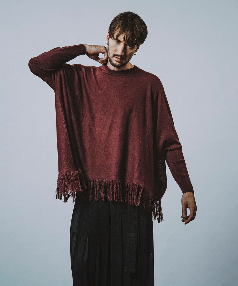 Fringe knit BIG-PO