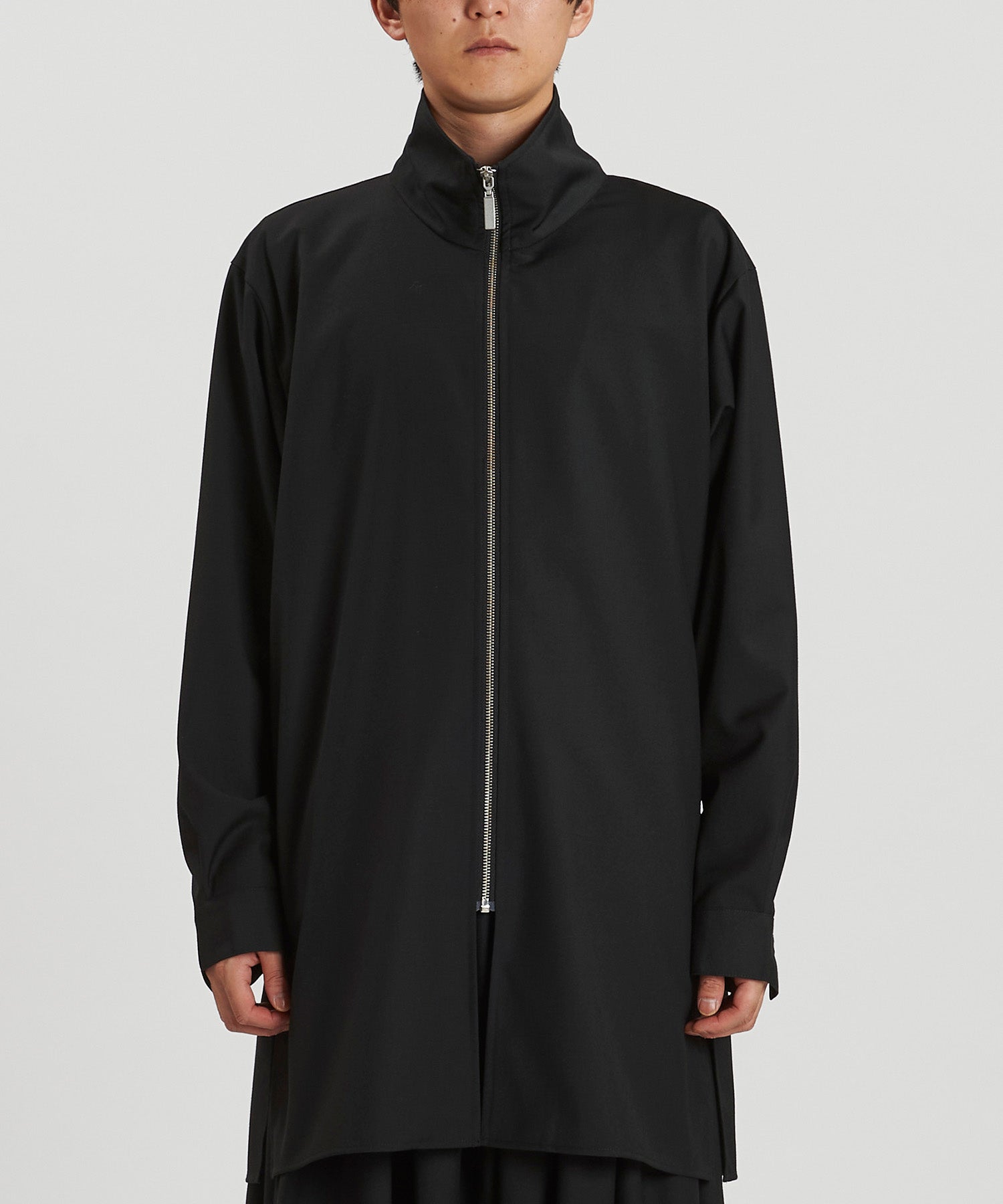 数回着用美品 17AW 定価46440円 NOIDノーアイディー ゴートスウェードレザー ラップサルエルトラウザーズ パンツ size 1 NO ID. STORE TOP