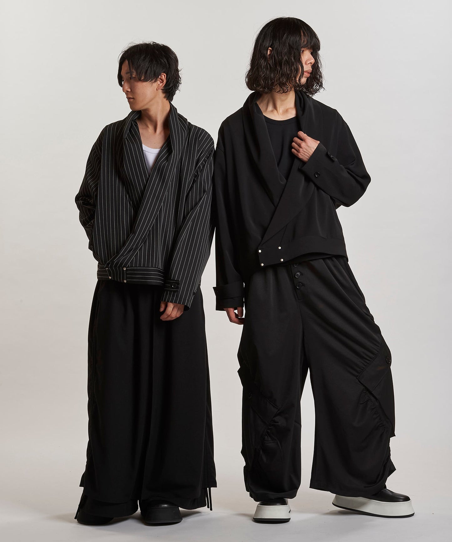 ストライプ Model:H169cm / BLACK Model:H180cm