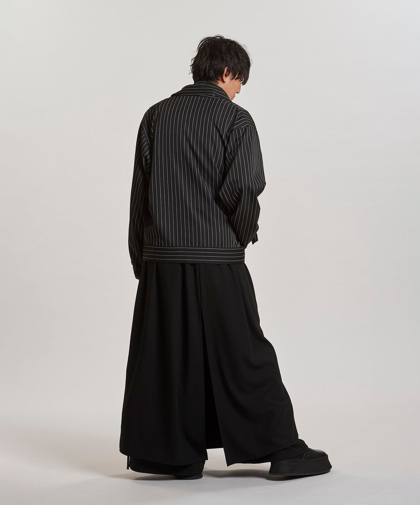 ストライプ Model:H169cm