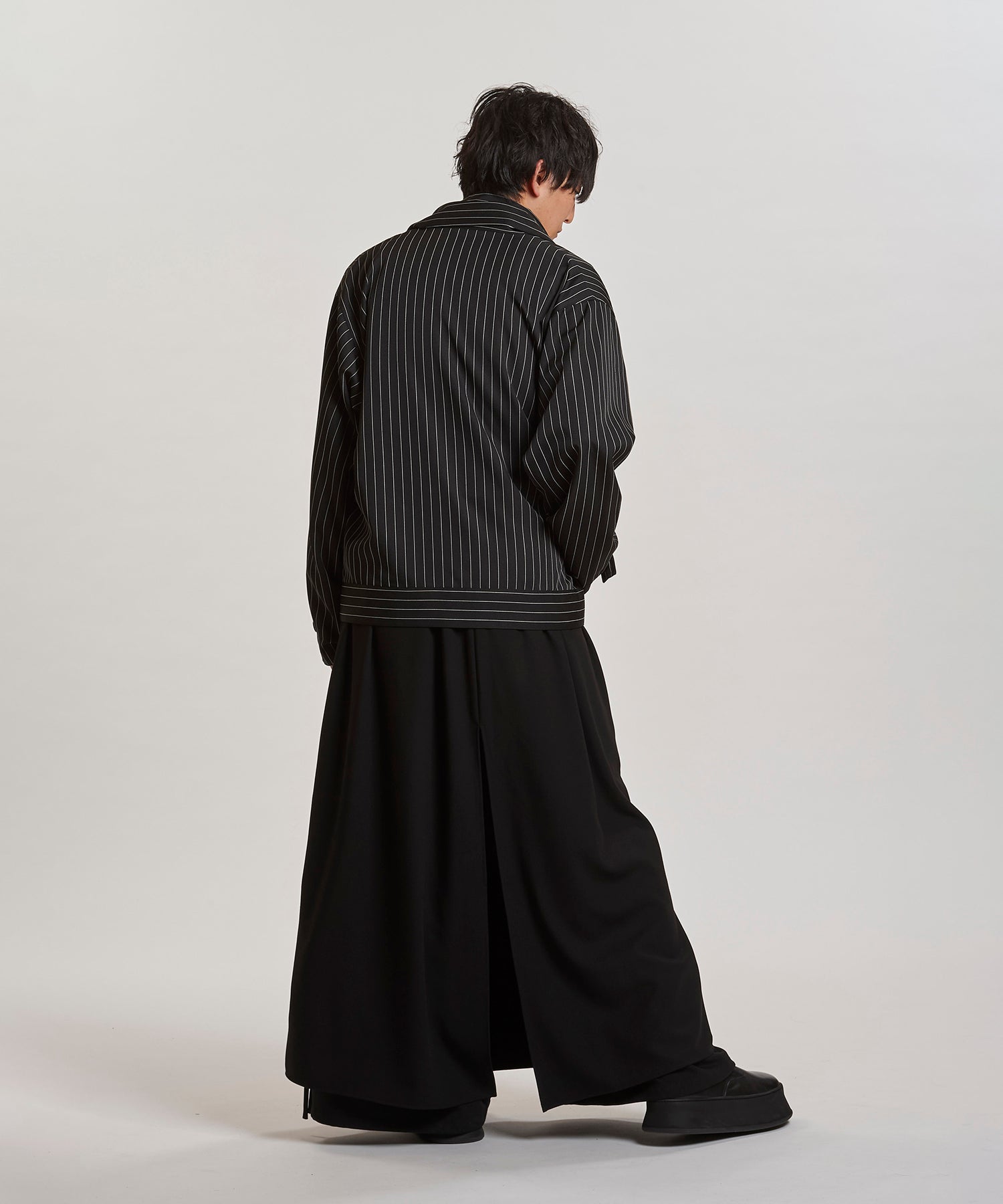 ストライプ Model:H169cm
