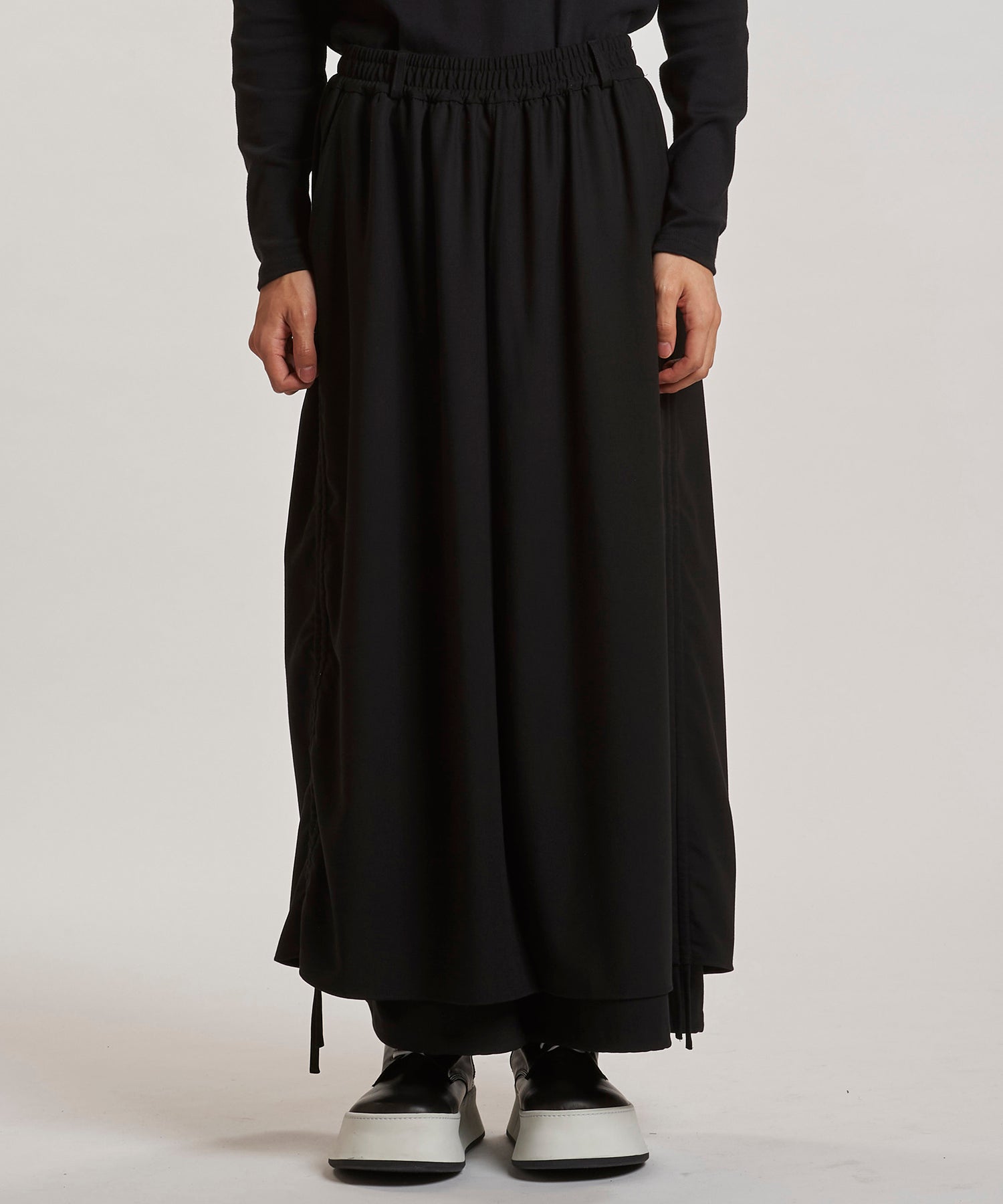 NO ID BLACK ノーアイディーブラックストレッチドレープ ショール