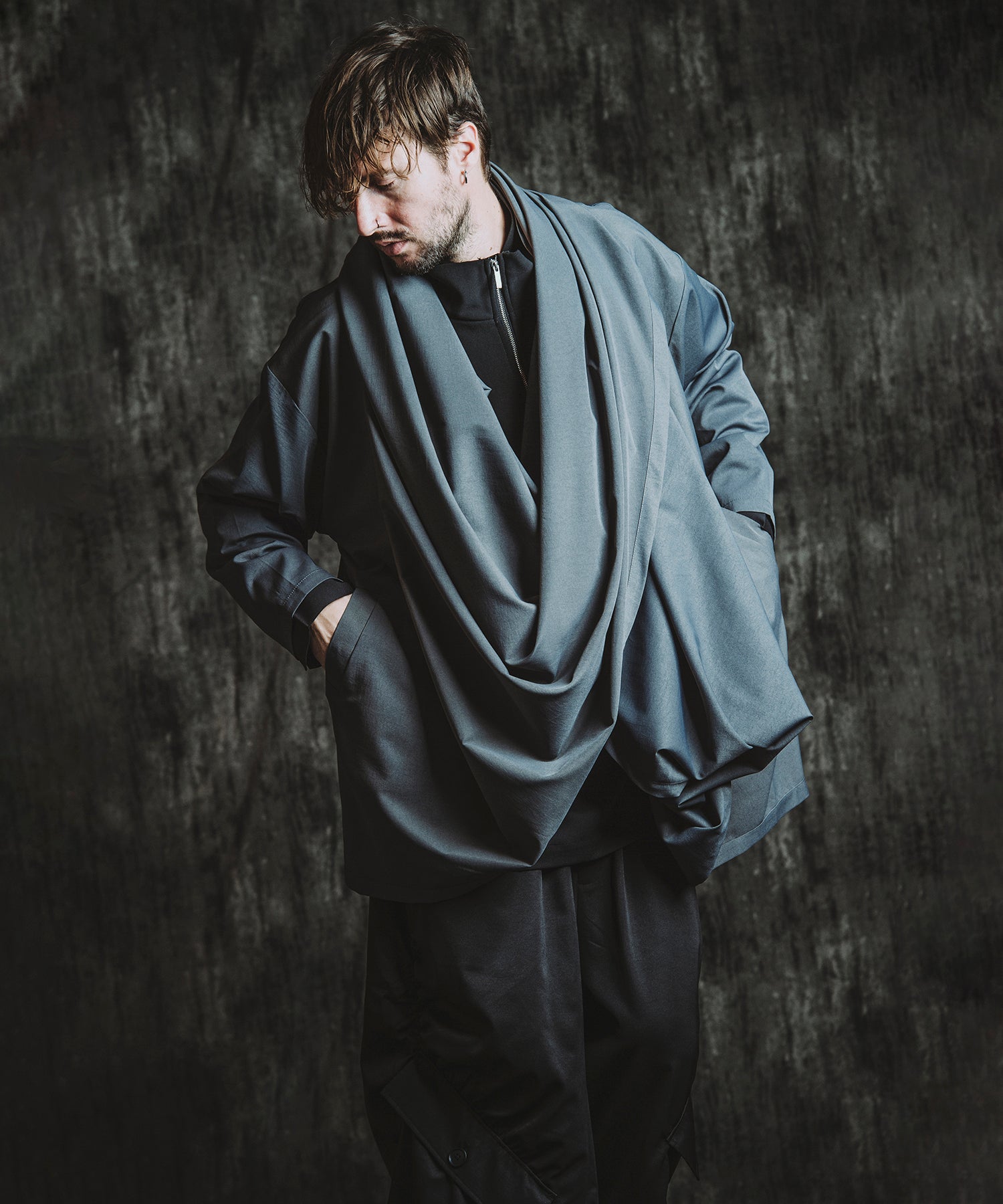 マルチWAYレイヤードコクーンコート