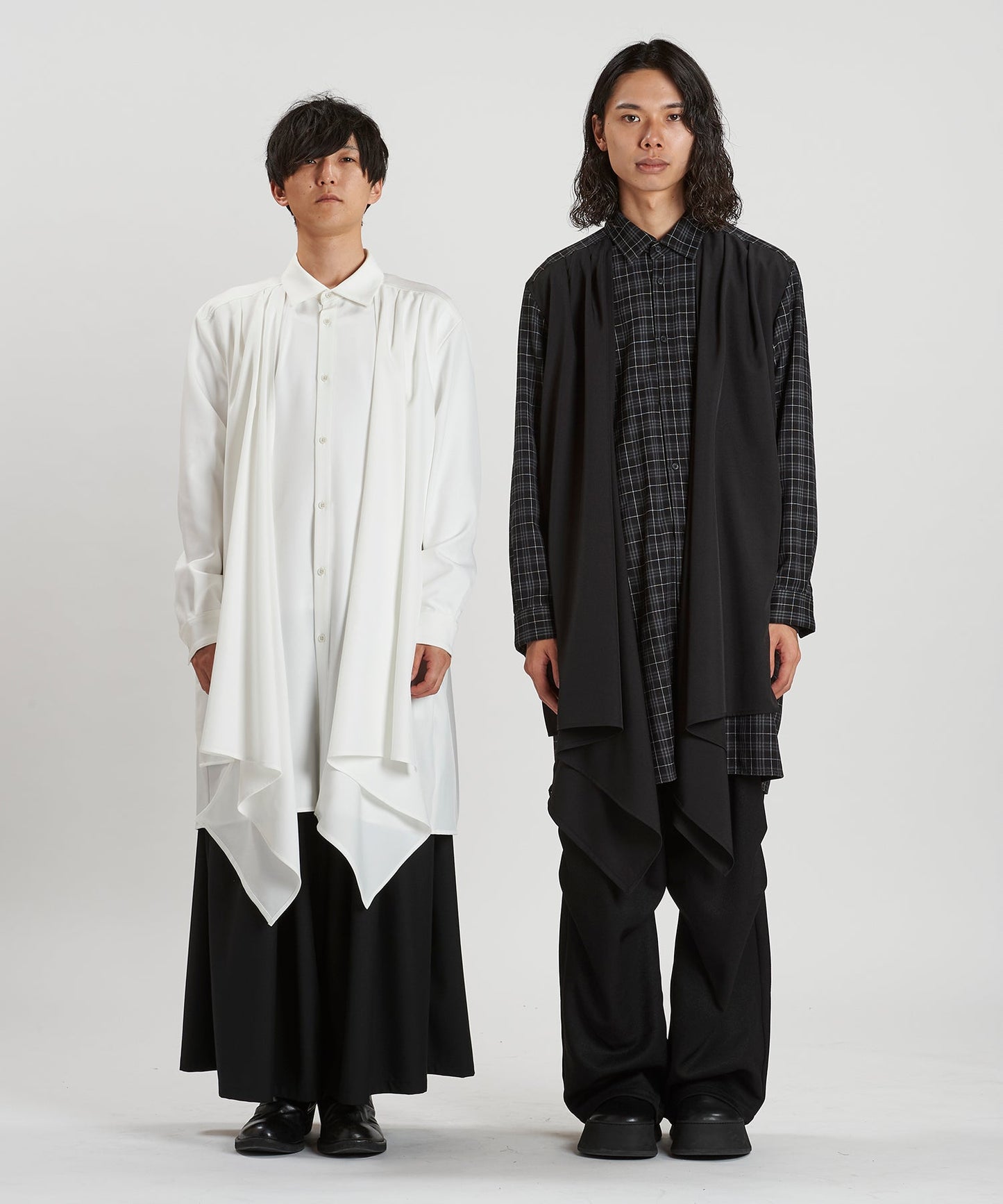 WHITE Model:H169cm / CHECK Model:H180cm