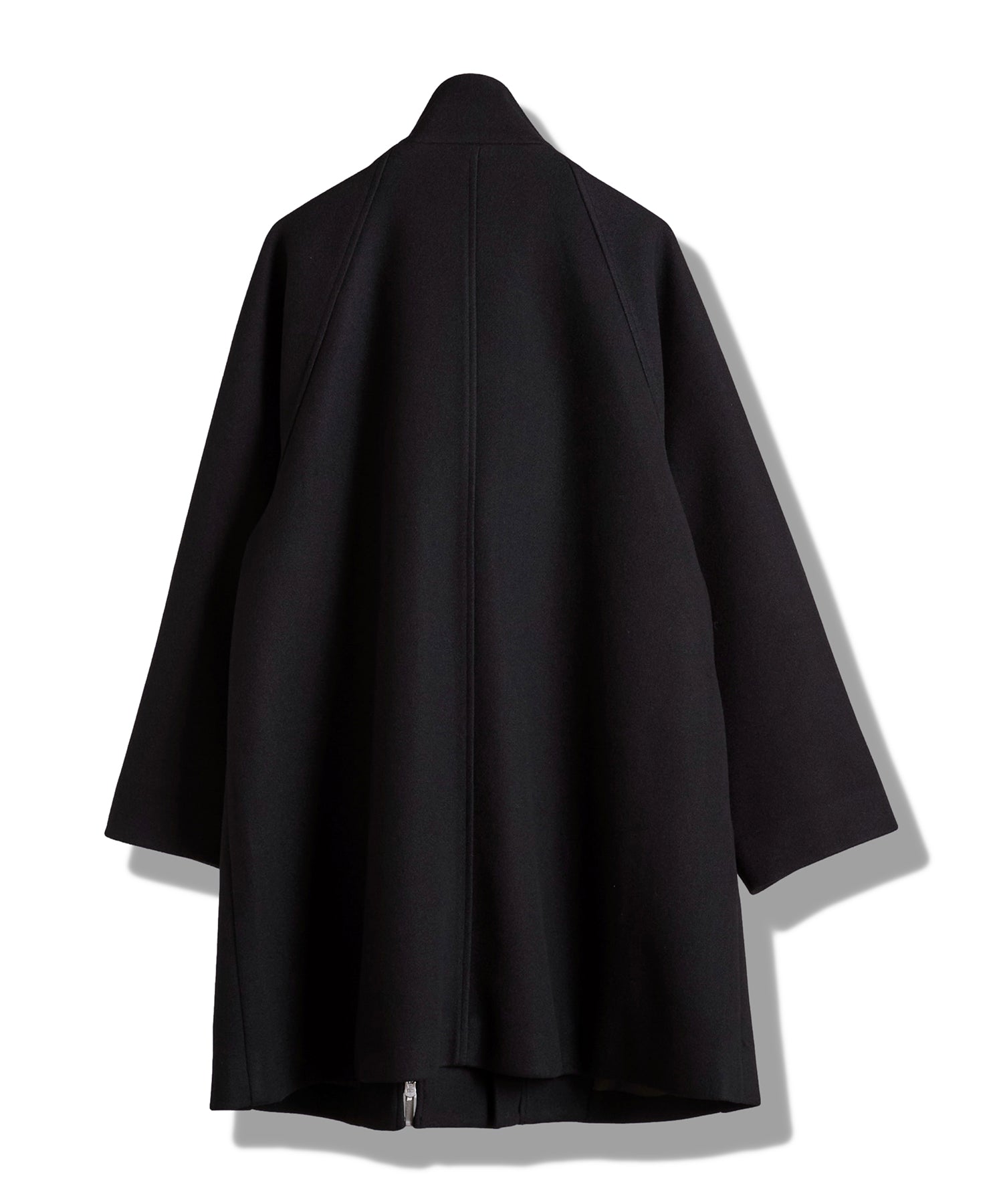 ボリュームネックライダースオーバーコート