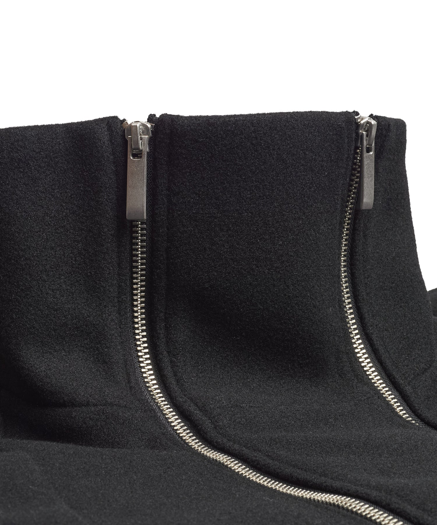 ボリュームネックライダースオーバーコート