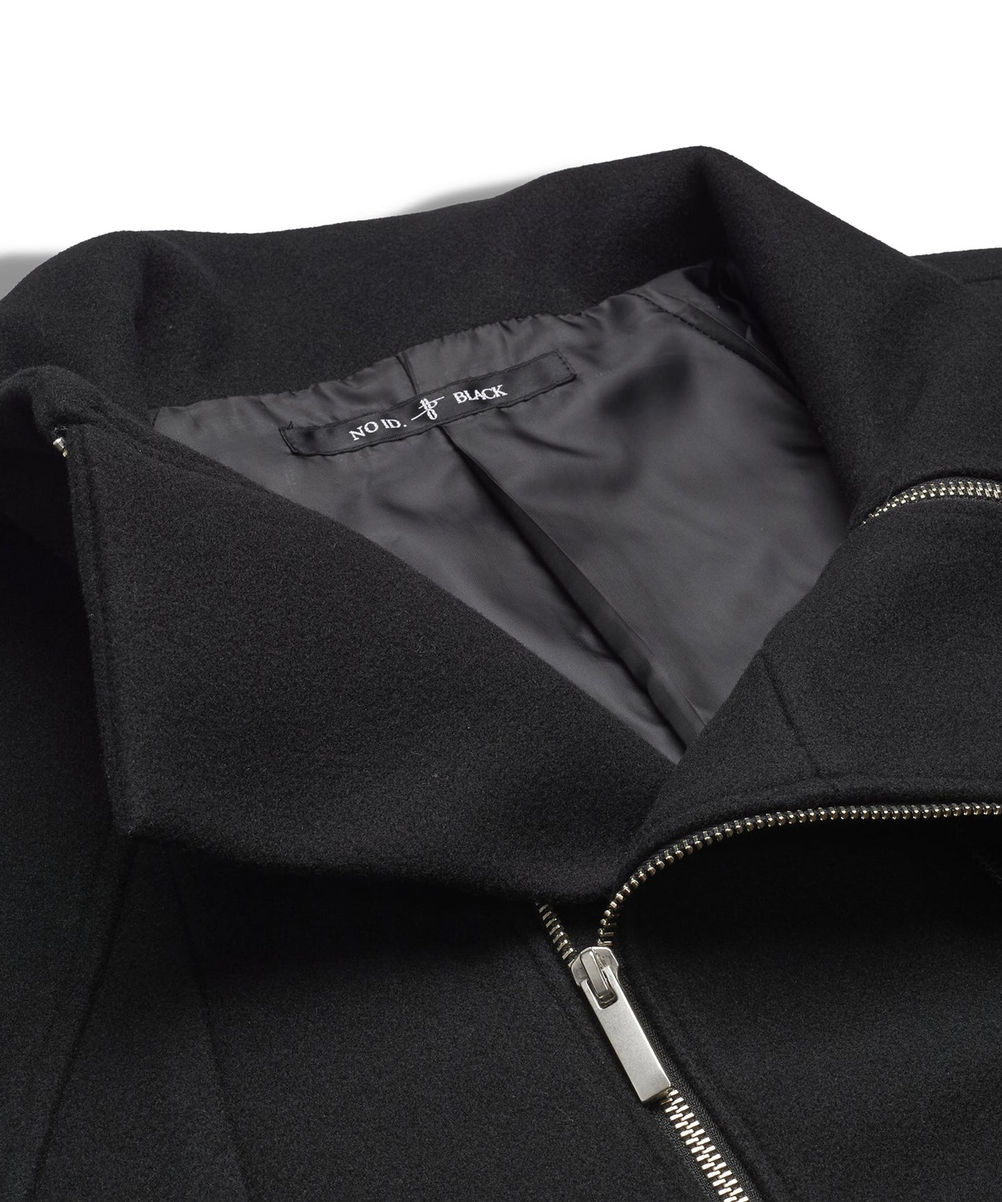 ボリュームネックライダースオーバーコート