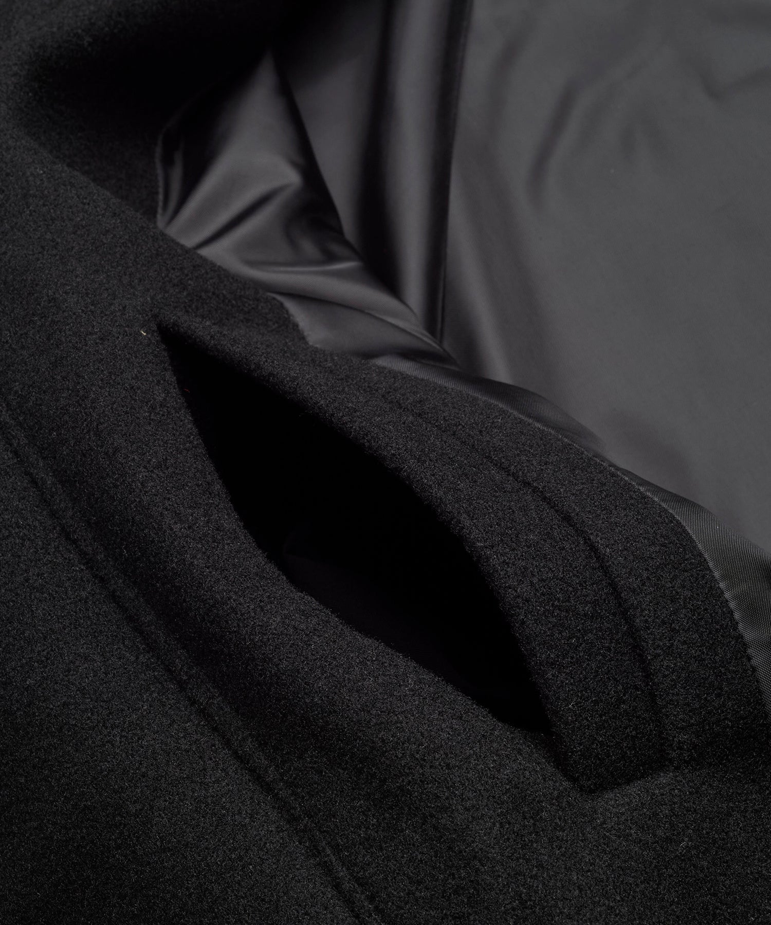 ボリュームネックライダースオーバーコート