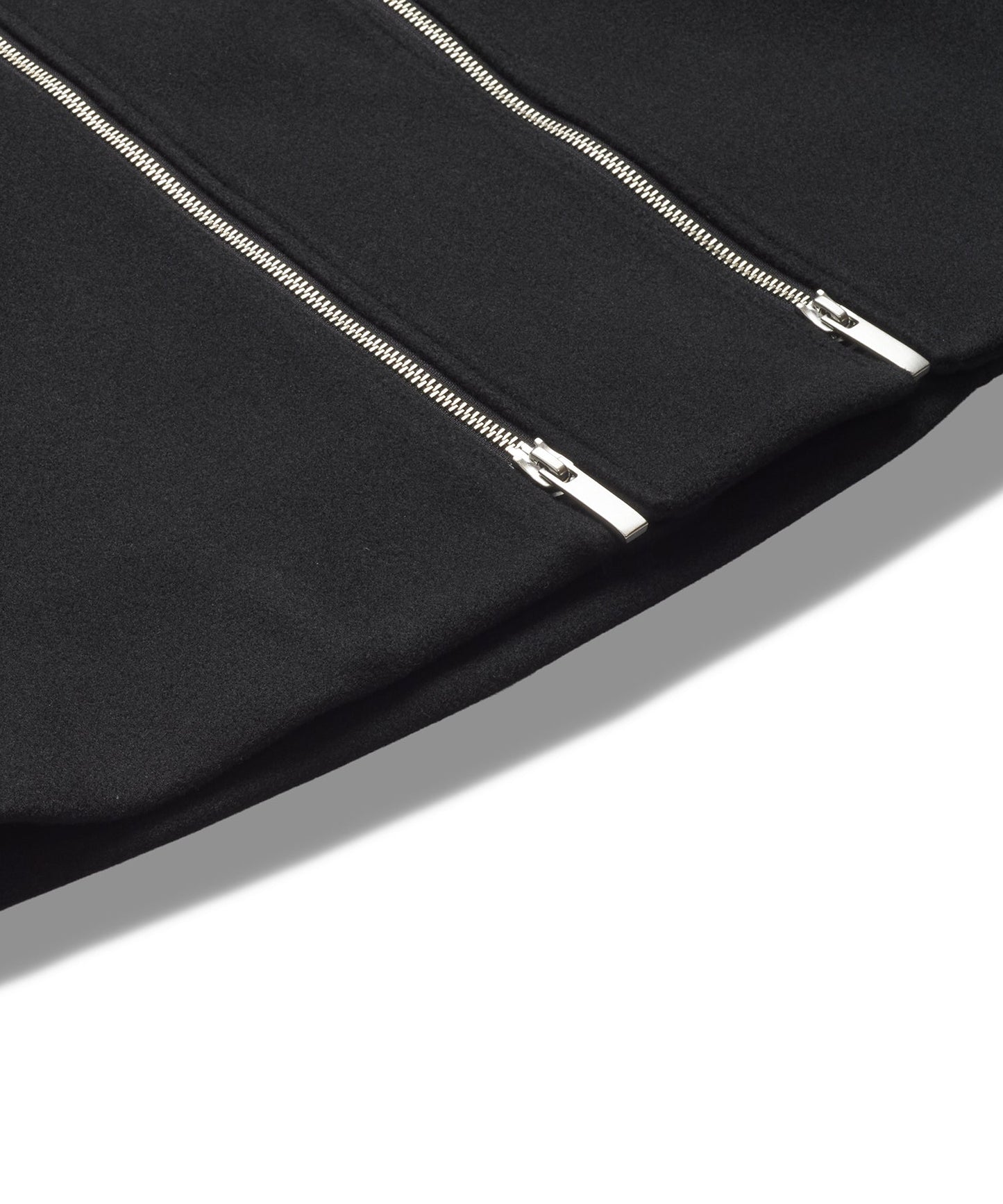 ボリュームネックライダースオーバーコート