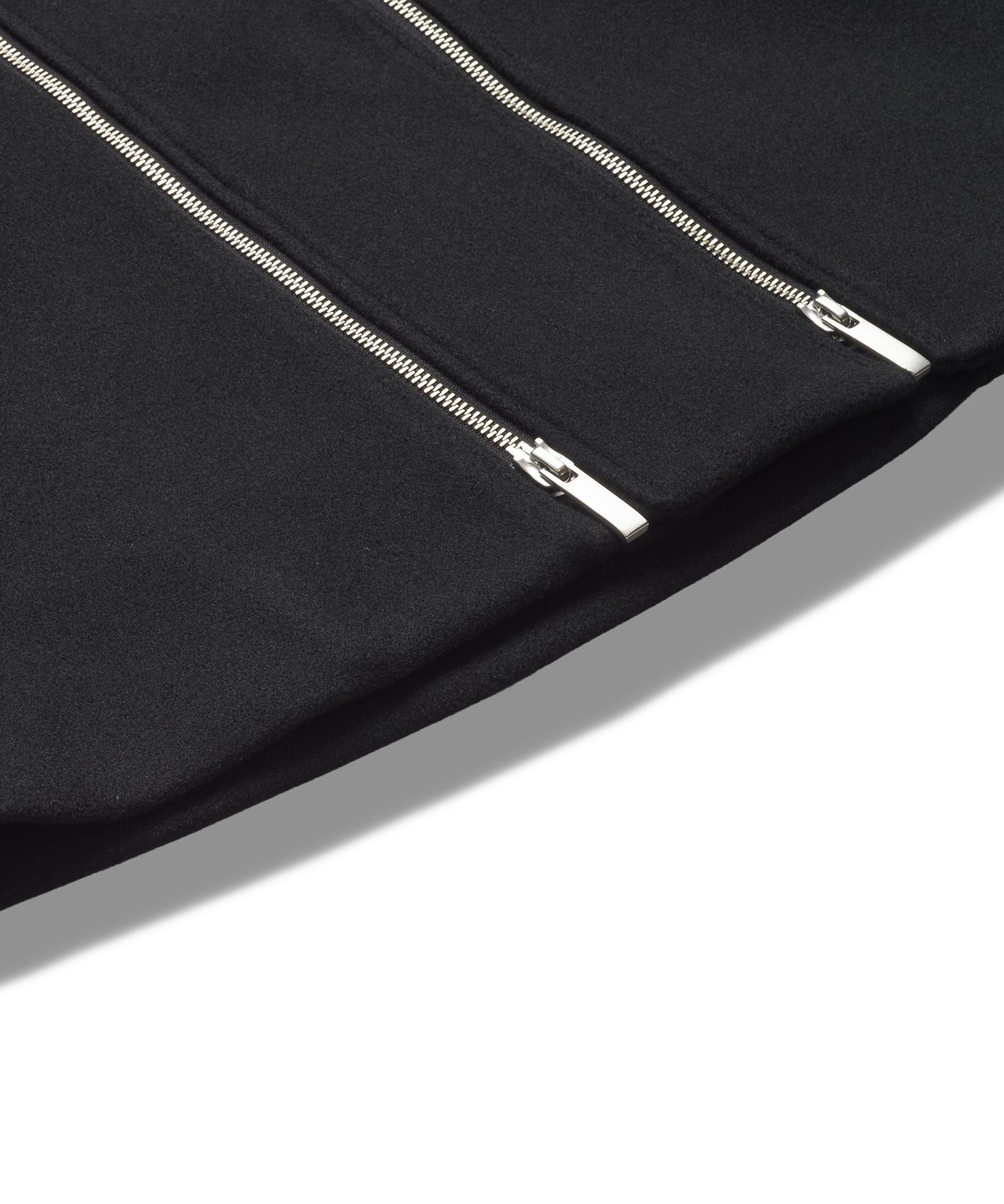 ボリュームネックライダースオーバーコート