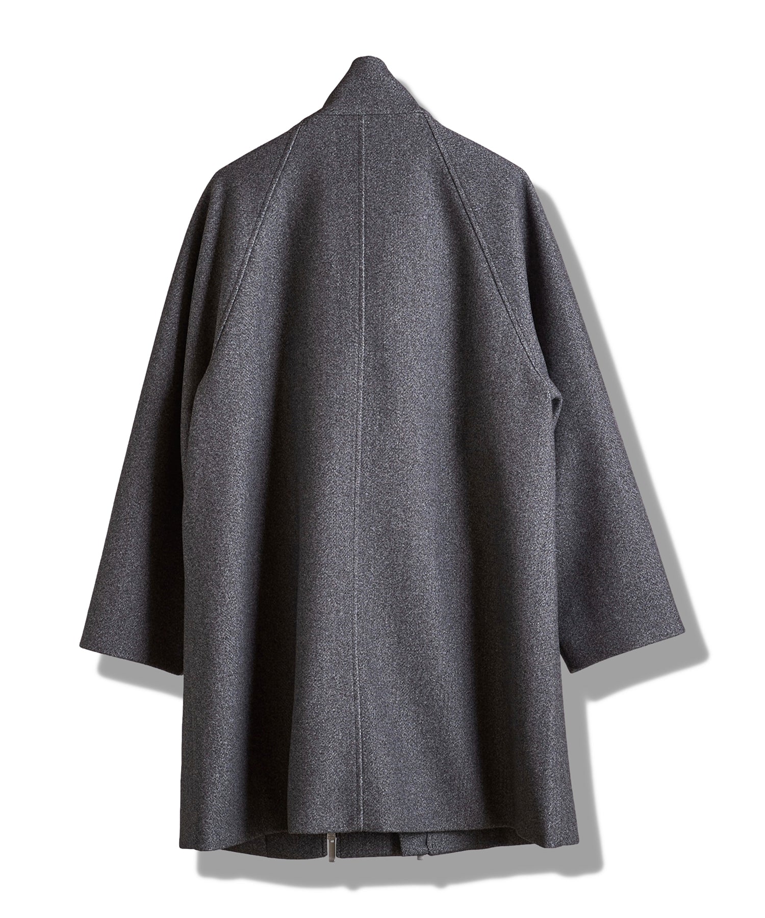 ボリュームネックライダースオーバーコート – NO ID.