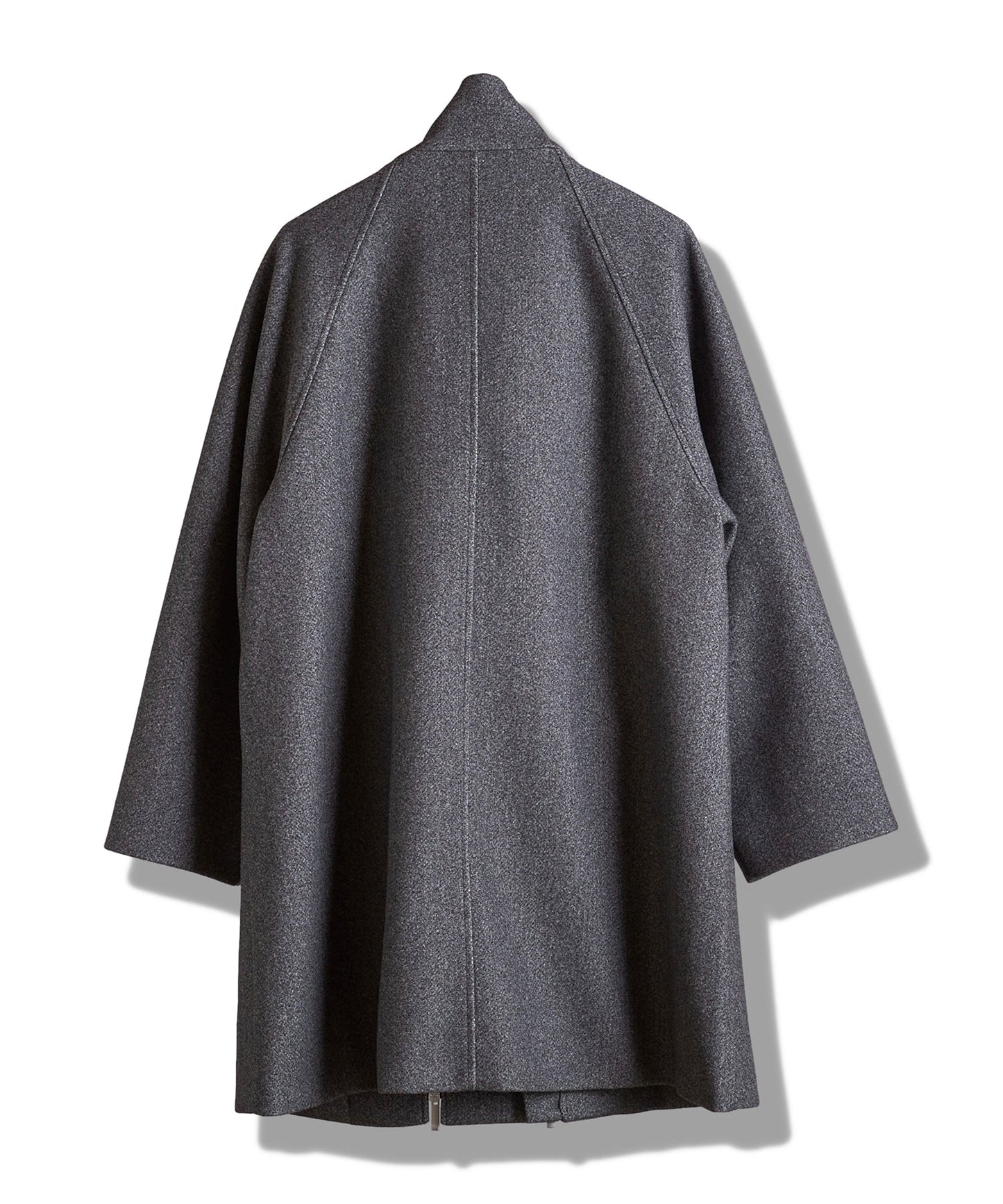 ボリュームネックライダースオーバーコート