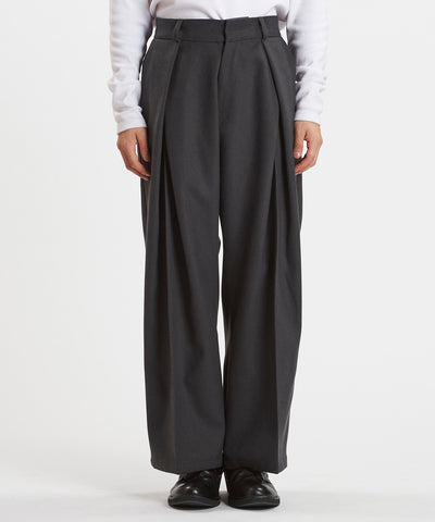 クロスタックワイドトラウザーズ