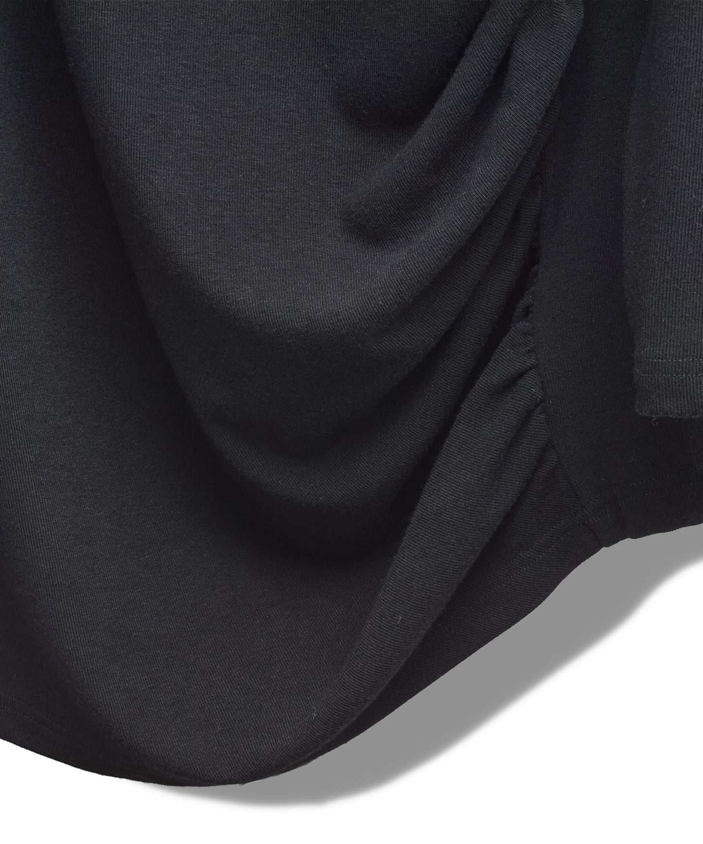 ボリュームネックギャザードレープPO