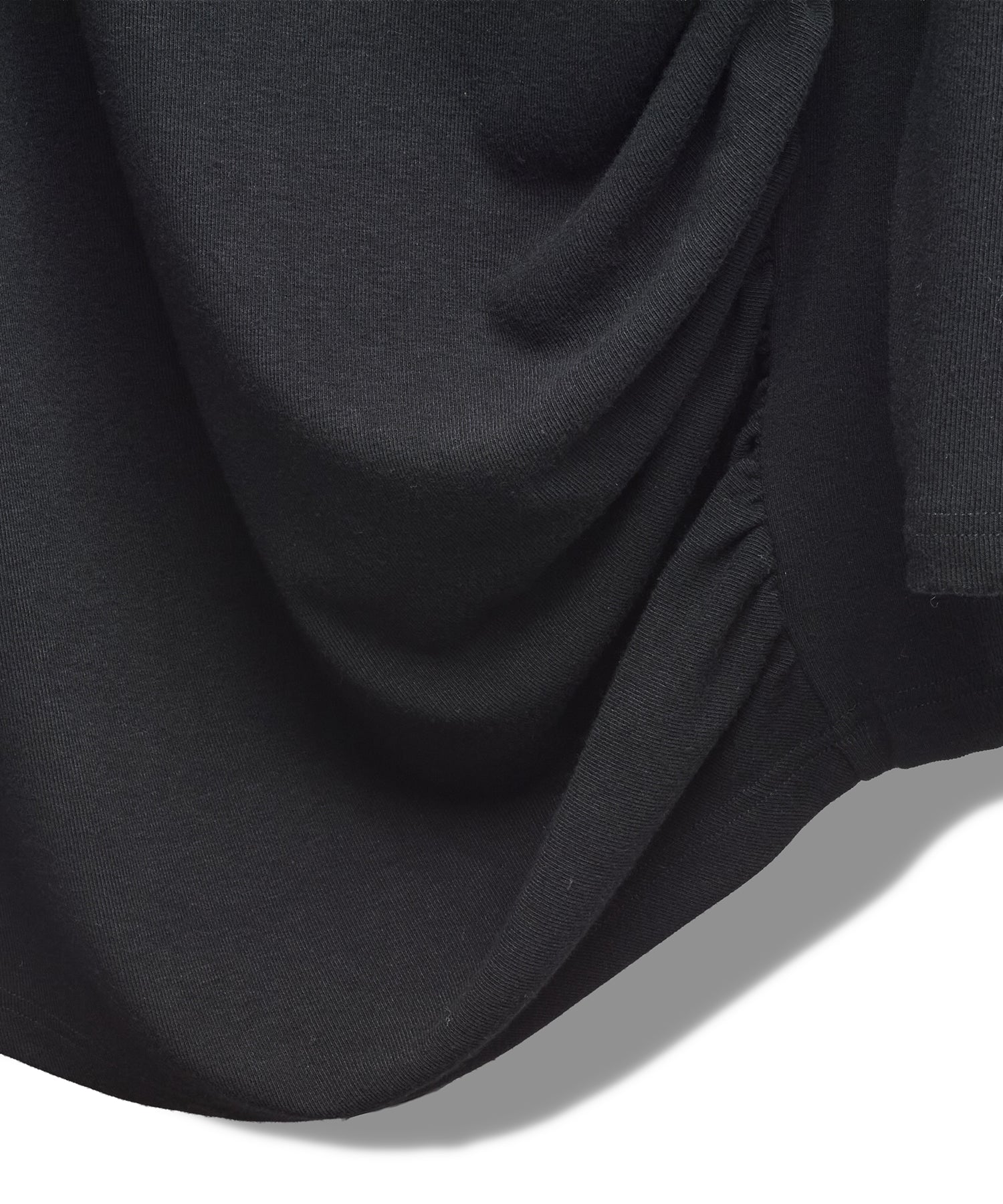 ボリュームネックギャザードレープPO